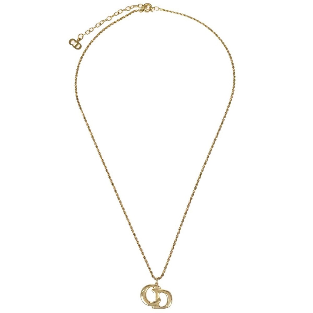 Christian Dior CD Pendant Gold-plated